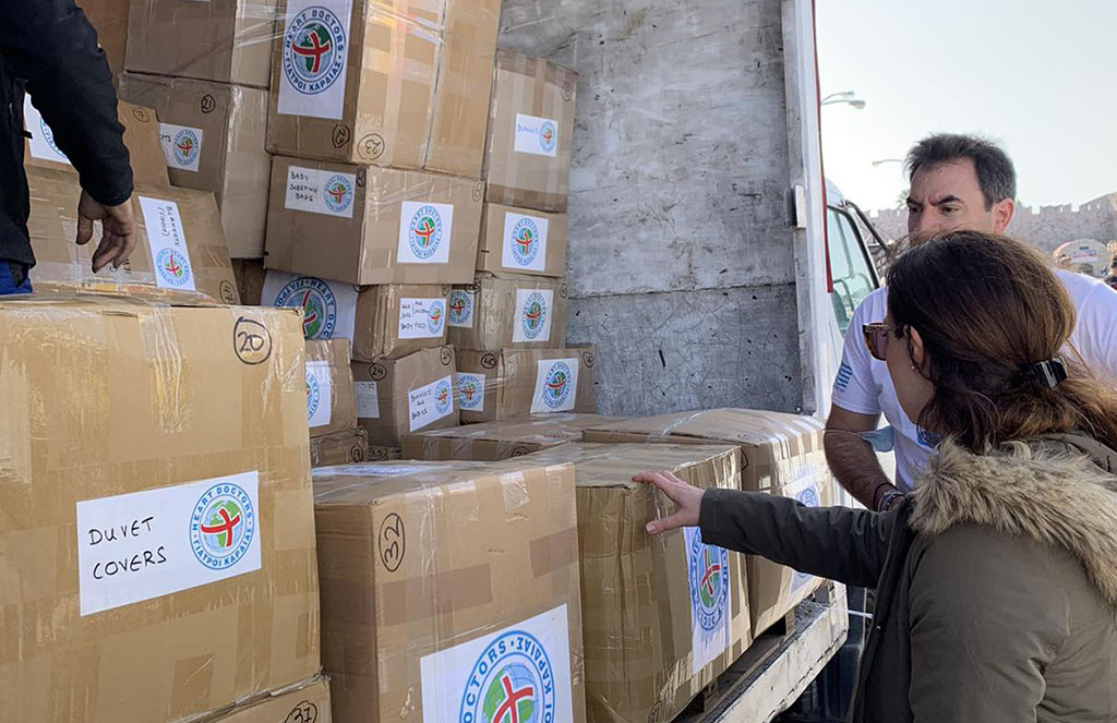 Τρίτη αποστολή ανθρωπιστικής βοήθειας από τους Γιατρούς Καρδιάς στην σεισμόπληκτη Τουρκία