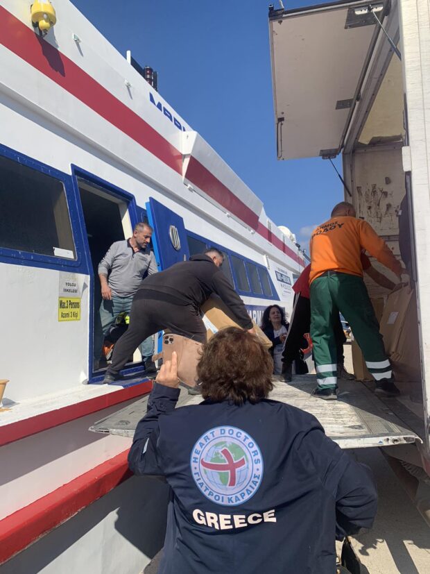 Τρίτη αποστολή ανθρωπιστικής βοήθειας από τους Γιατρούς Καρδιάς στην σεισμόπληκτη Τουρκία