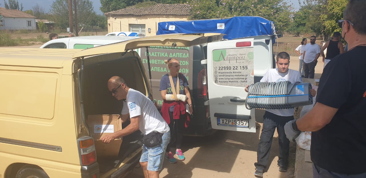 Third humanitarian mission to flood victims in Thessaly from “Heart Doctors”.
